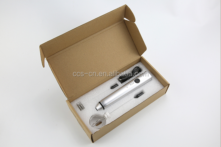 304 stainless steel usb rechargeable coffee milk frother stirrer coffee foam mixer milk foam mixer