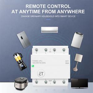 Quality Din Rail WIFI Circuit Breaker Switch Remote Voice Control by Ewelink APP for Home mcb timer 110V 220V 380V wholesale