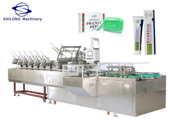 Cosmetic Soap Horizontal Cartoning Packaging Machine Filling Equipment 1.2T