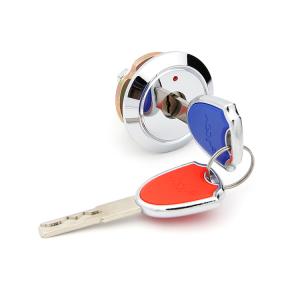 Quality Novel Design Wardrobe Locks 48mm Head Diameter Chrome Plated Reliable wholesale