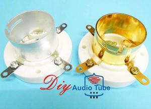 Quality 4 Pin Vacuum Tube Sockets Silver Plated ROHS Approved For 845 211 Tube AMP wholesale