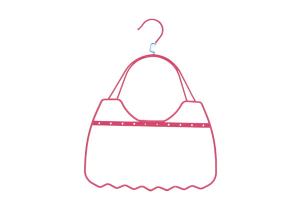 Quality Home Organizer Bag Shape Hanger Scarf Metal Hanger wholesale