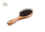 Healthy Bristle Black 23.8CM Wooden Handle Hair Brush