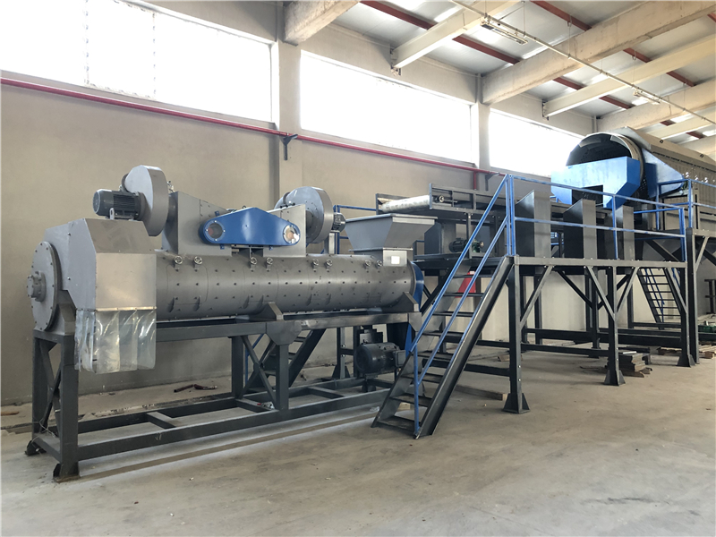 1500RPM Hot Air Plastic Dewatering Machine 5000kg/H PET Plastic Crusher