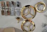 ABS plastic parts PVD arc plating gold color, Plastic Gold Coating service by
