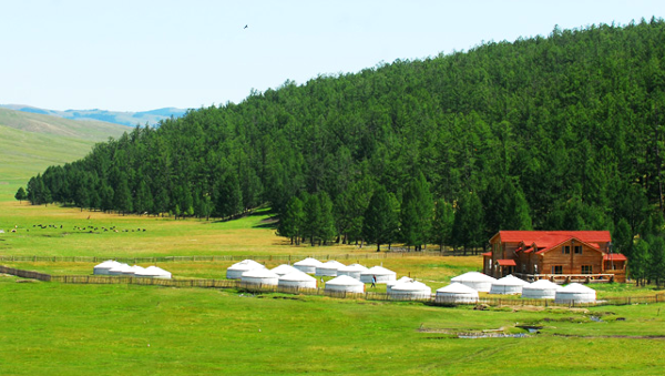 30 Square Meters Luxury Traditional Mongolian Yurt With High Frequency Welding