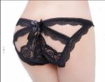 Sexy G string black lace panties