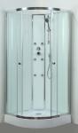 Spacious Extra White Glass Shower Cabins For Country Clubs / Real Estate