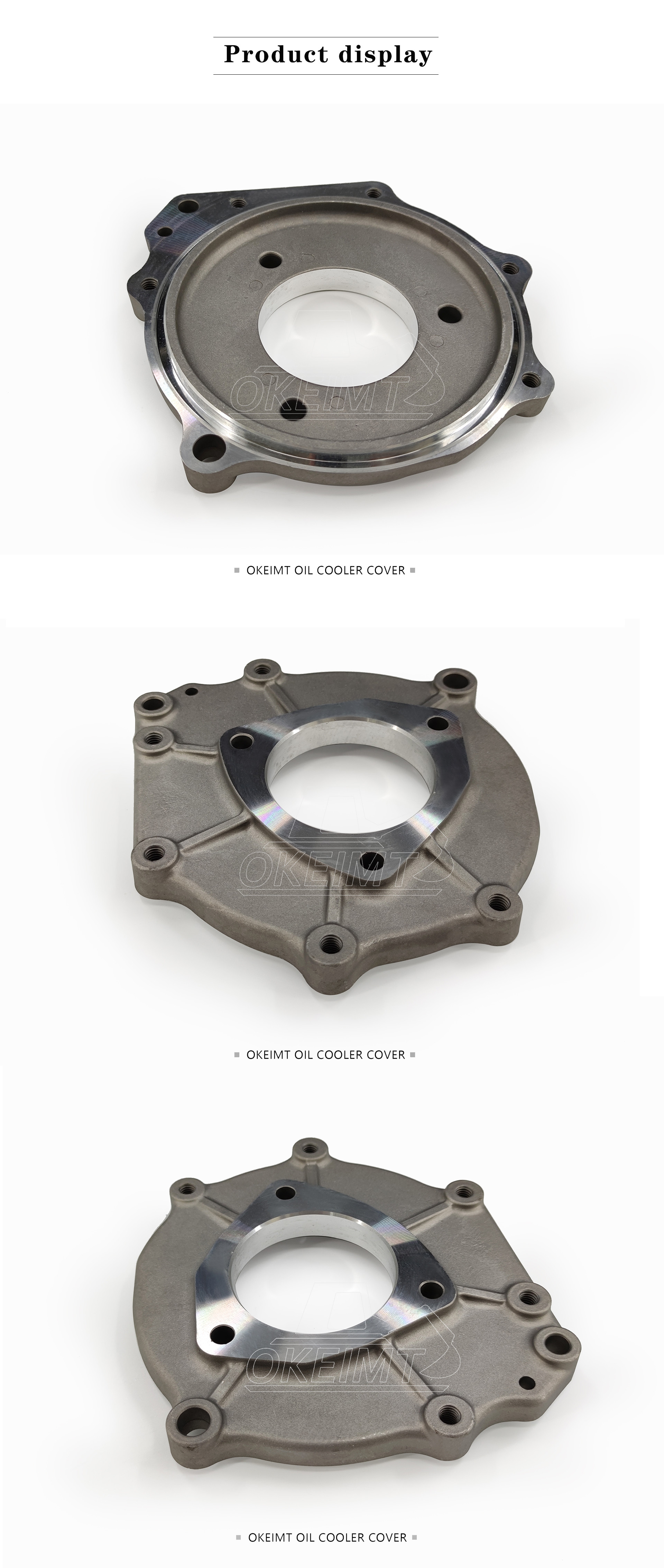 OKEIMT Excavator Engine Parts Diesel pump connection plate C6.4