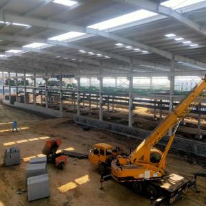 China Galvanized Metal Frame Workshop H Section Steel Strong Earthquake Resistance on sale