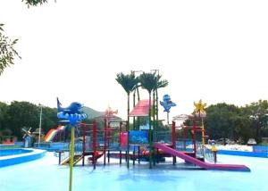 Quality Children Water Pool Playground Equipment For Splash Park Anti - UV wholesale