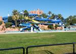 Combined Spiral Tube Water Slide Water Fun Amusement Park Fiberglass Ground