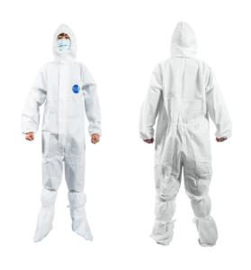Quality Non Sterile Disposable Medical Coverall Without Tape PP + PE Material wholesale