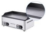 Reataurant Half Flat Electric Flat Top Grill Anti Rust 2kw Non Slip Feet