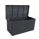 Brown Rattan Wicker Stylish Square Outdoor Cushion Box