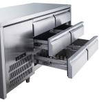 Kitchen / Restaurant Industrial Refrigeration Equipment Worktable Refrigerator