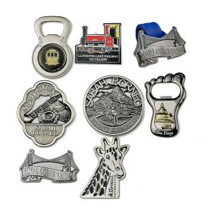 Quality Souvenirs Metal Refrigerator Sticker Magnet Bottle Opener wholesale