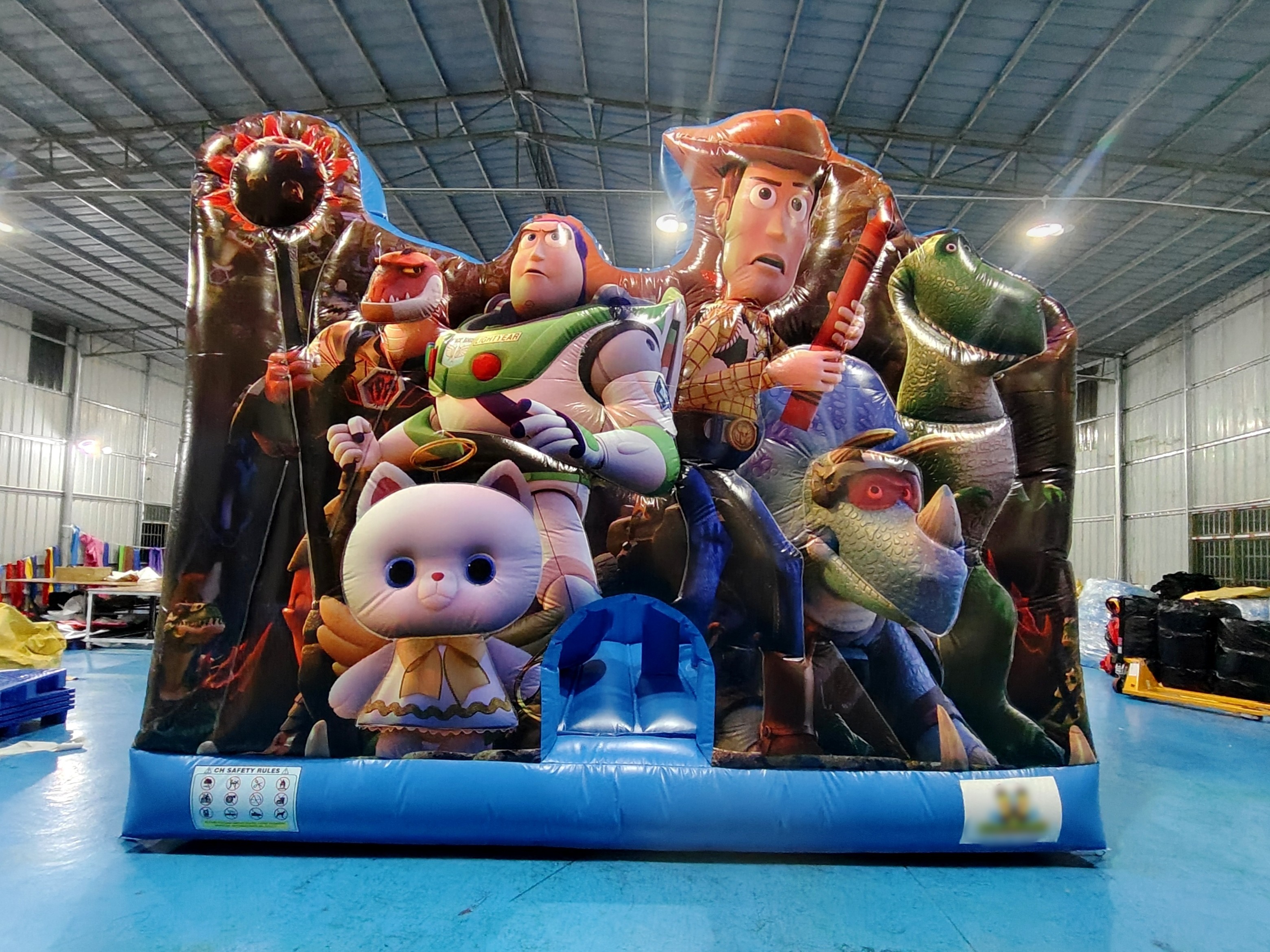 New Design Digital Printing Inflatable Bounce House With Slides Toy Story Inflatable Jumping Castle For Kids