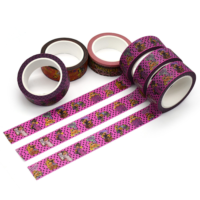 Wholesale Washi Paper Tape 2020 Hot Sales Printed Waterproof Roll Washi Tape