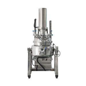Quality Small Vacuum Emulsifier Mixer Industrial Cream Mixer Lotion Mixer Cosmetic Machine wholesale