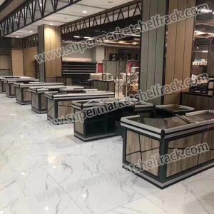 Quality 1.5M 2400MM Metal Wooden Modern Retail Checkout Cash Register Money Counter wholesale