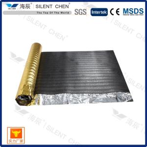 Quality Gold Film Coating EPE Foam Roll Underlay 20kg/Cbm For Engineered Flooring wholesale