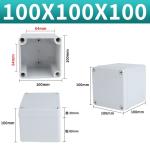 Clear Lid ABS PC Material Watertight Electric Box 100*100*100mm with Plastic