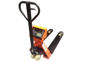 Quality LCD Pallet Jack With Weight Scale , 3000KG Hand Operated Pallet Truck wholesale