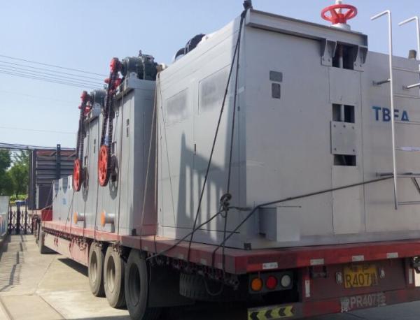 Compact Connection Rotatory Filter Wastewater Bar Screen for thermal power
