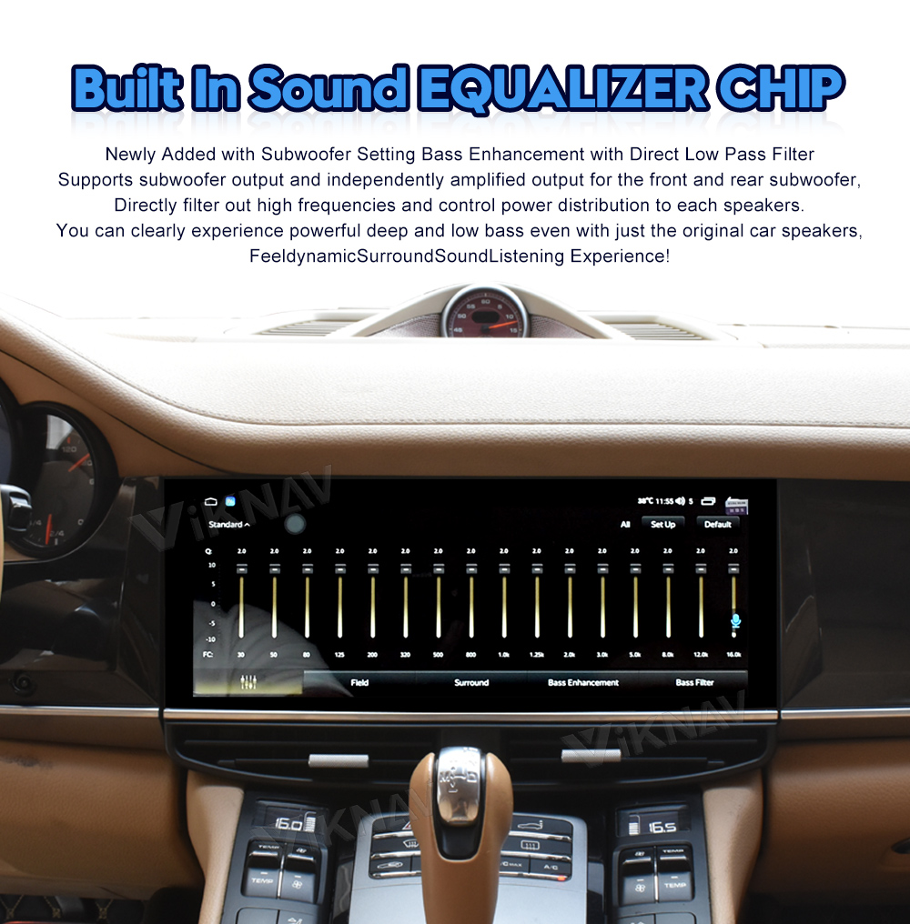 Viknav Car Radio For Porsche Panamera(2010-2016)12.3 inch Blue light screen Multimedia Player GPS Navigation DVD Auto