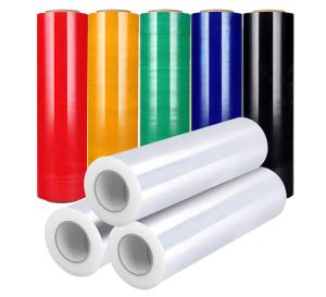 Quality Colorful Plastic Wrap LLdpe Stretch Film Roll Jumbo Packaging 500mm wholesale