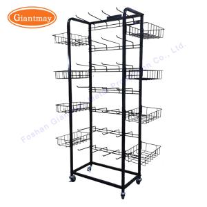 Quality Potato Chip Display Candy Stand Wire Mesh Basket Shelf wholesale