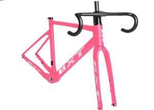 Quality Full Carbon Gravel Bike Frame Set 700C Hidden Cable Routing wholesale