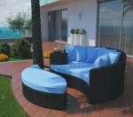 PE Rattan Sun bed patio Backyard beach Chaise Lounge chairs Leisure Aluminium