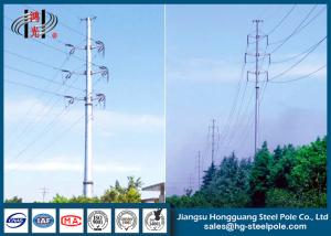 Quality 110KV Tubular Steel Transmission Poles Certificated High Strength wholesale