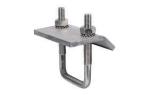 Stainless Steel Right Angle Beam Clamp Malleable Electroplated Heavy Duty Hose