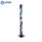 Easy Pop Up Cardboard Floor Display Stands 22 * 16 * 60 Inches For Promoting