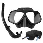 Universal Surfing Spearfishing Snorkel Mask Set With Breathing Tube
