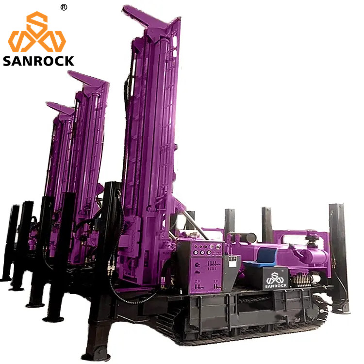 Deep Water Well Crawler Rotary Drilling Rig Hydraulic Drilling Machine 260m