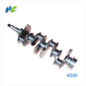 Quality 4D30 Aluminum Forged Diesel Engine Crankshaft Excavator Engine Parts High Wear Resistance wholesale