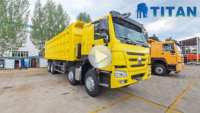 TITAN Sino Trucks Howo 430  Sinotruk Howo 8x4 Tipper Truck