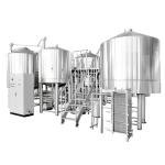 5000L 5000liters 50HL Industrial Two Vessel Large Beer Brewery Equipment