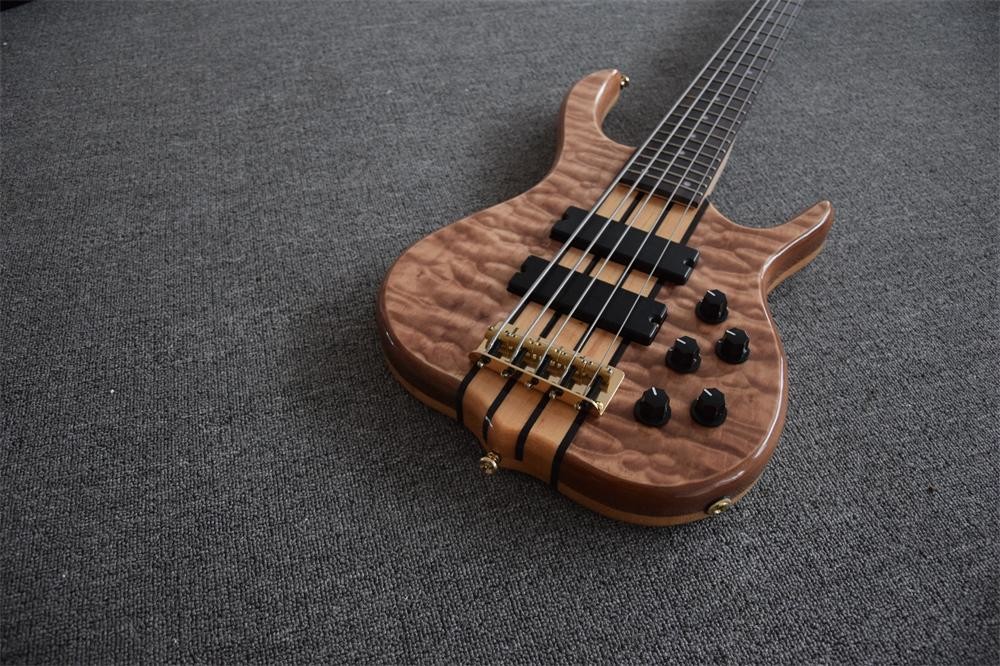 5 string bass guitar Smith bass bass Bolt on neck Custom for buyer with maple neck and black inlay