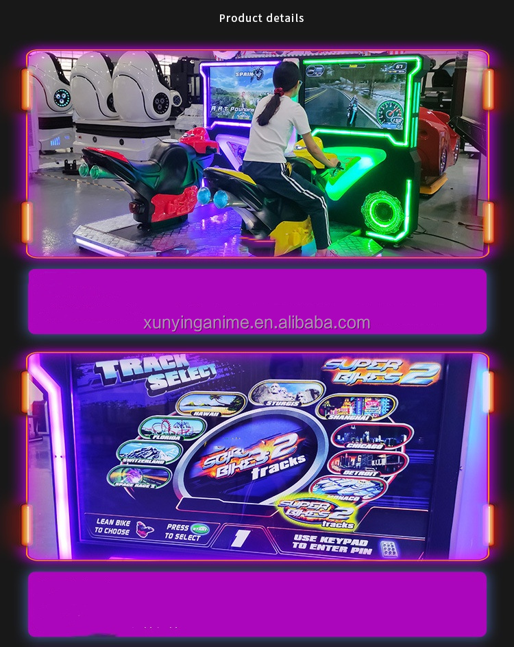 Driving Racing Arcade Machine Moto Game Crazy Speed Simulator ODM