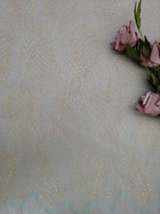 Quality Party Embroidery Metallic Geometric Lace Fabric Women Textile wholesale