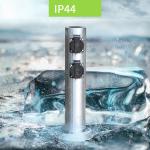 Stainless Steel Outdoor Garden In-ground Lawn Electrical Power Sockets Outlet