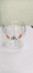 Double Lemon Cup Glass Kitchenware Heat Resistant Mug For Tea Milk Lemon Juice