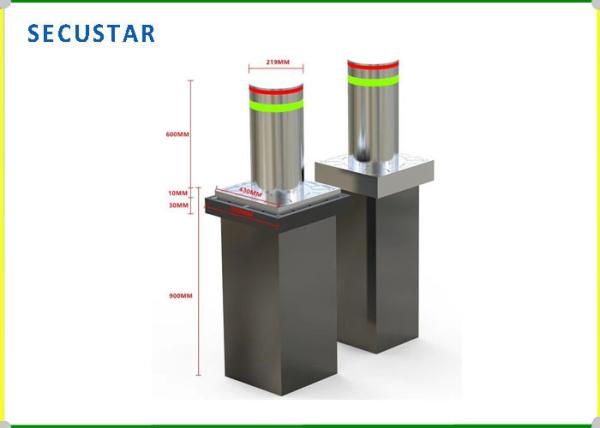 304 Stainless Steel hydraulic Automatic Rising hydraulic Bollard System security
