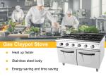 GL-RS-6 Restaurant Gas Cooking Equipment Stainless Steel Kitchen Appliance With