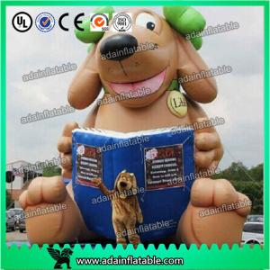 Quality Custom Made Advertising Inflatable Animal Cartoon , Lovely Puppy 5M Inflatable Dog wholesale